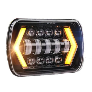 faro principal 7 Pulgadas 13 led luz blanca alta, baja, DRL, direccional 12-24v (pieza)