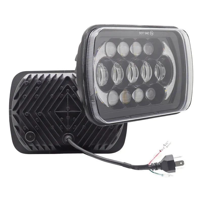 faro principal 7 Pulgadas 13 led luz blanca alta, baja, DRL, direccional 12-24v (pieza)
