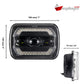Faros unidad principal 7 pulgadas luz blanca alta, baja, DRL y Direccional 12-24v (2 faros)