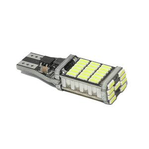 Par de foco pellisco T10 45 smd 3010,cambus luz blanca fija