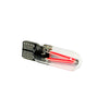 foco pellisco T10 barra cob 12v luz fija - rojo