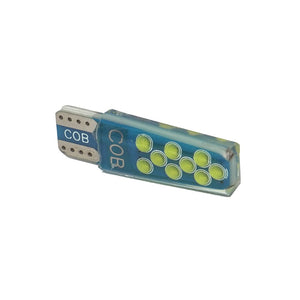 Par de foco pellisco silicona T10 18 led cob luz blanca fija