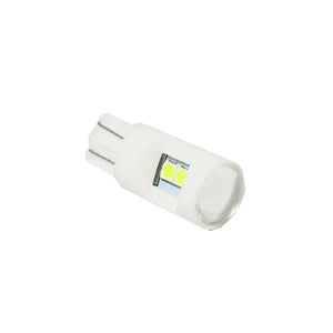 Par de foco pellisco T10 5 led c/lupa luz blanca fija