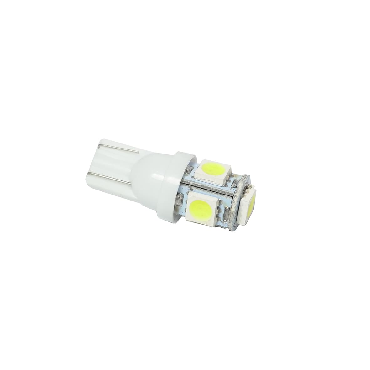 Par de foco pellisco T10 5 smd 5050 luz fija