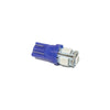 Par de foco pellisco T10 5 smd 5050 luz fija - azul