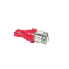 Par de foco pellisco T10 5 smd 5050 luz fija - rojo