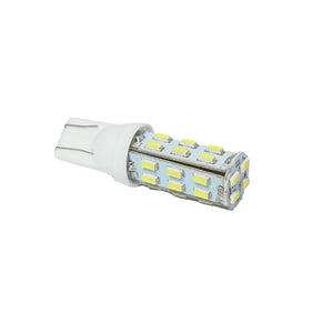 Par de foco pellisco T10 28 smd 3528 luz blanca fija