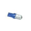 Par de foco pellisco silicona T10 8 smd 3030 luz estrobo - azul