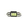 Par de luz interior 6 smd 3030 luz blanca fija - 31 mm