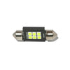 Par de luz interior 6 smd 3030 luz blanca fija - 36 mm