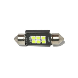 Par de luz interior 6 smd 3030 luz blanca fija