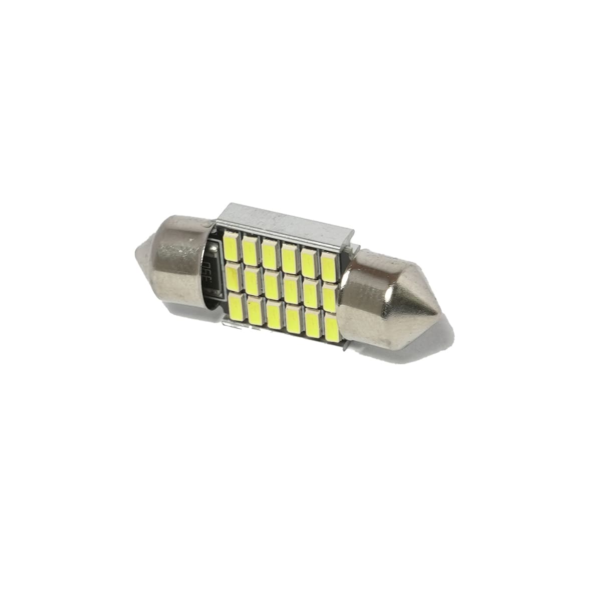 Par de luz interior 18 smd 3014 luz blanca fija