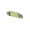 Par de luz interior 18 smd 3014 luz blanca fija - 39 mm