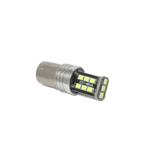 Par de foco led 1156 15 smd 2835 luz fija