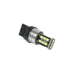 Par de foco led 7443 15 smd 2835 luz fija