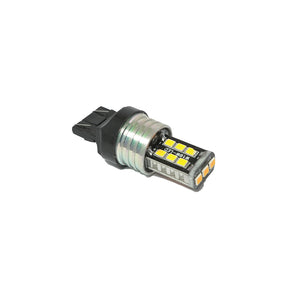 Par de foco led 7443 15 smd 2835 luz fija