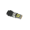 Par de foco led 3156 15 smd 2835 luz fija - ambar