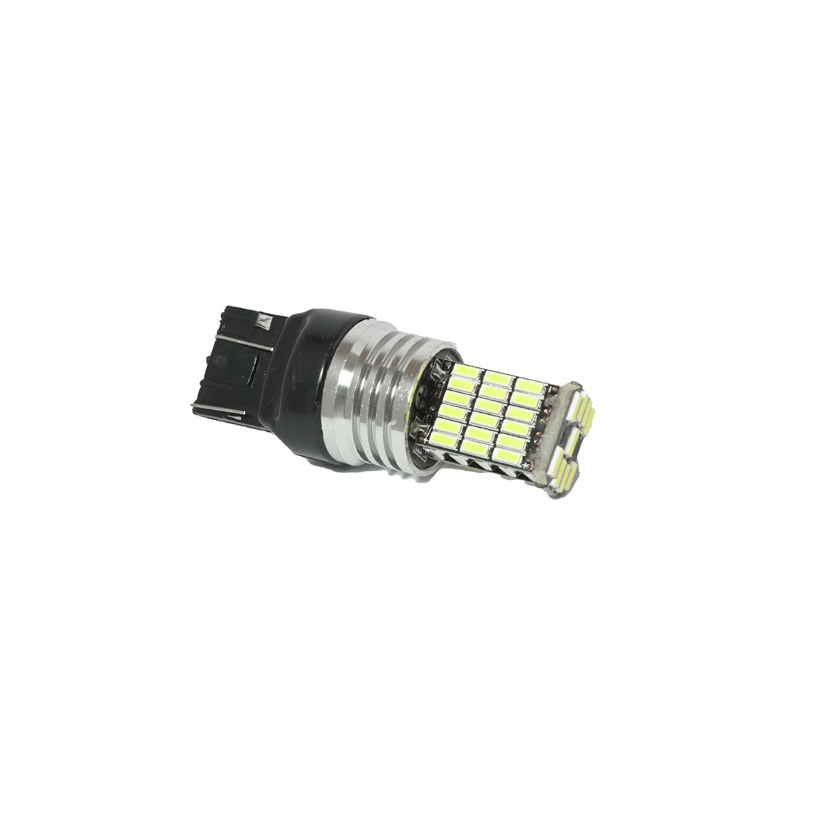 Par de foco led 7443 45 smd 3010 luz fija y estrobo