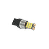 Par de foco led 7443 45 smd 3010 luz fija y estrobo - ambar