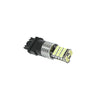 Par de foco led T25 3157 45 smd 3010 luz fija y estrobo - blanco