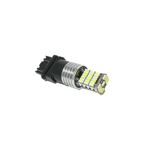 Par de foco led T25 3157 45 smd 3010 luz fija y estrobo