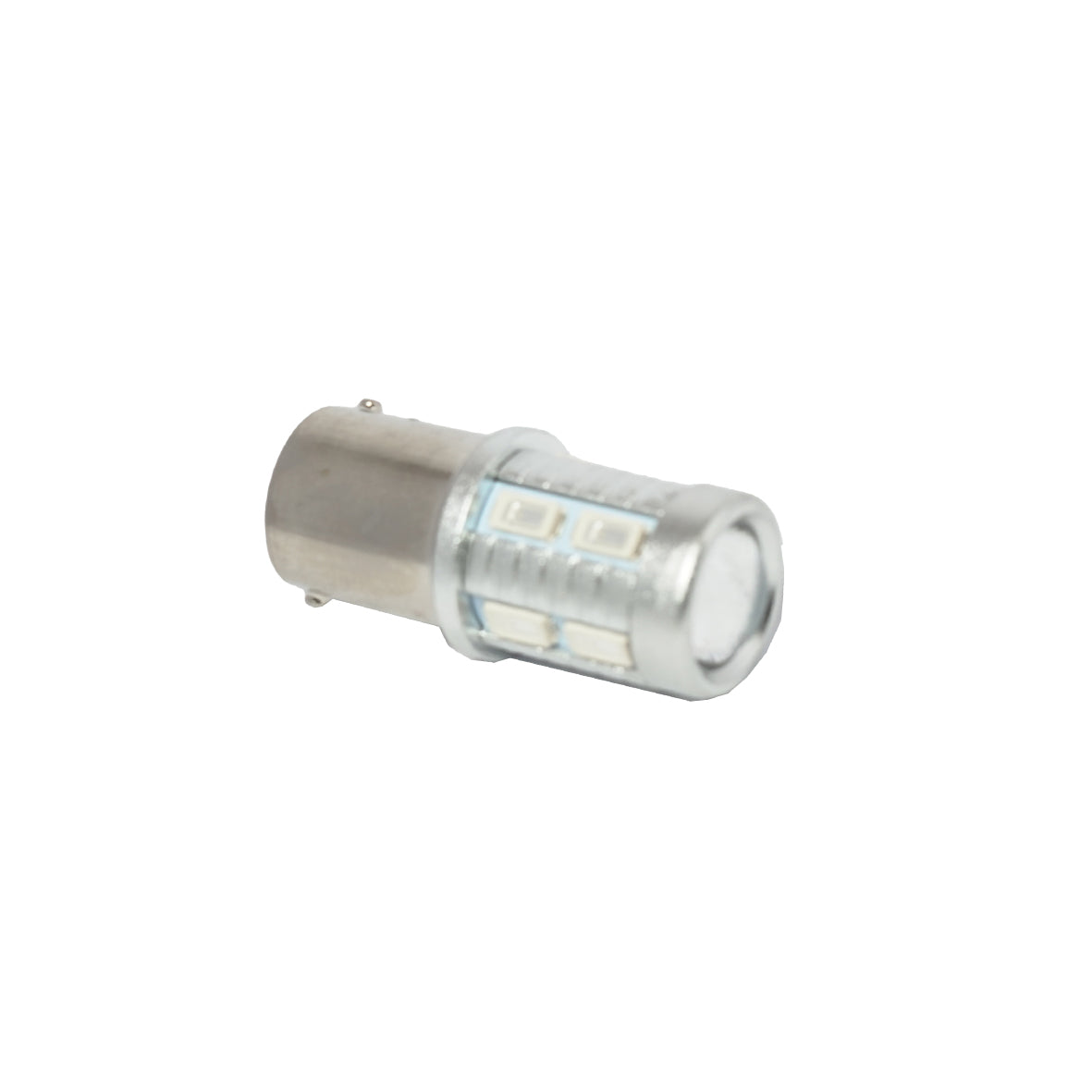 Par de foco led 1156 11 smd 5730 luz fija con lupa