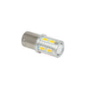 Par de foco led 1156 11 smd 5730 luz fija con lupa - ambar