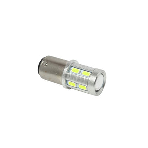 Par de foco led 1176 11 smd 5730 luz blanca alta y baja con lupa