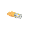 Par de foco led 3156 11 smd 5730 luz fija con lupa - ambar