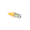 Par de foco led 3157 11 smd 5730 luz alta y baja con lupa - ambar