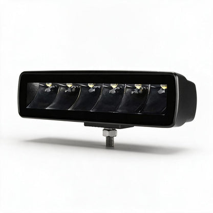 Barra led 6 pulgadas luz blanca fija + estrobo 12-24v (Spot Light)