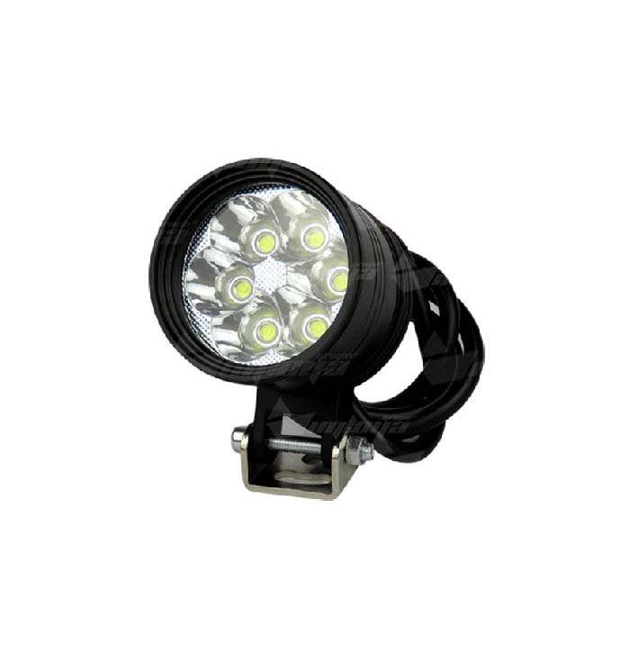 faro auxiliar 2 pulgadas luz blanca 18w. (pieza)