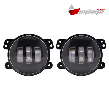 faro auxiliar 4 pulgadas luz blanca 30w. (juego)