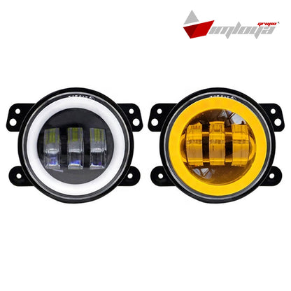 faro auxiliar 4 pulgadas luz blanca 30w. (juego)