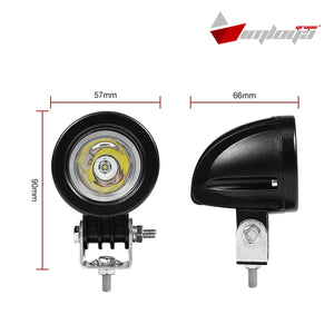 faro auxiliar 2 pulgadas luz blanca 10w. (pieza)