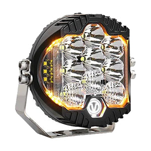 faro auxiliar 5 pulgadas luz blanca fija 12-24v. (pieza)