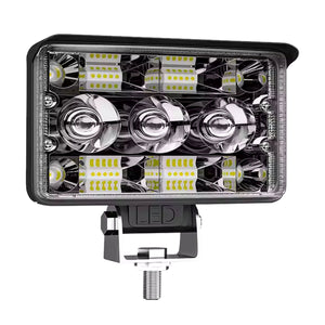 Faro Auxiliar 6 Pulgadas 27 led Con Lupa Bicolor 12-24v (pieza)