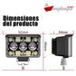 Faro Auxiliar 6 Pulgadas 27 led Con Lupa Bicolor 12-24v (pieza)