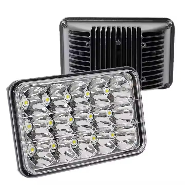 faro principal 5 Pulgadas 15 led luz blanca alta y baja 12-24v (pieza)