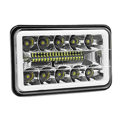 faro principal 5 Pulgadas 28 led luz blanca alta, baja, DRL, direccionales 12-24v (pieza)