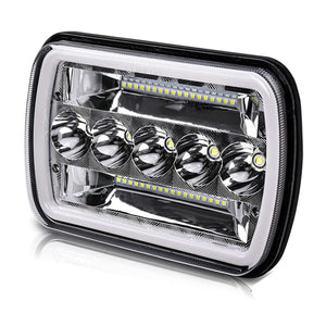 faro principal 7 Pulgadas 41 led luz blanca alta, baja, DRL, direccionales 12-24v (pieza)
