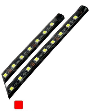 tiras led 17cm luz roja (juego)