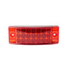 plafon lateral 21 led fijo/estrobo - rojo