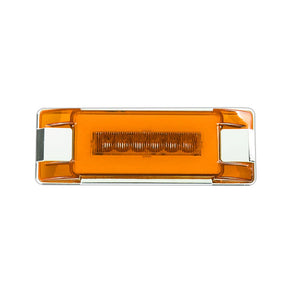 plafon lateral 6 led c/gel tapa cromado fijo/estrobo