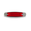 plafon lateral peterbilt 4 led c/gel tapa cromado fijo/estrobo - rojo