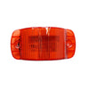 plafon lateral tipo carrito led c/gel mica rayado - rojo