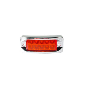 plafon lateral 10 led tapa cromado alta/baja/estrobo