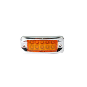 plafon lateral 10 led tapa cromado alta/baja/estrobo