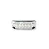 plafon lateral 10 led tapa cromado alta/baja/estrobo - blanco