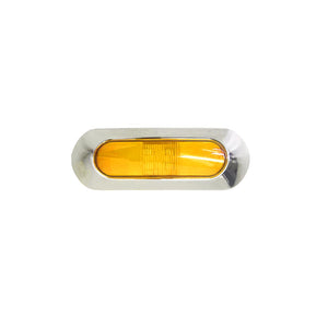 plafon lateral 12 led c/gel tapa cromado fijo/estrobo